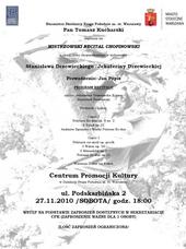 Recital Chopinowski Stanisława Drzewieckiego