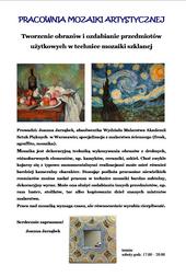 Nabór do pracowni mozaiki artystycznej!