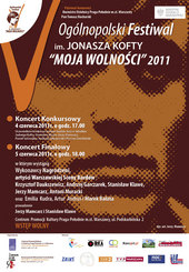 Zgłoszenia na V Ogólnopolski Festiwal im. Jonasza Kofty