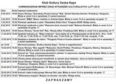 Harmonogram lutowy KK Saska Kępa