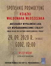 Spotkanie promocyjne książki Waldemara Włoszczaka